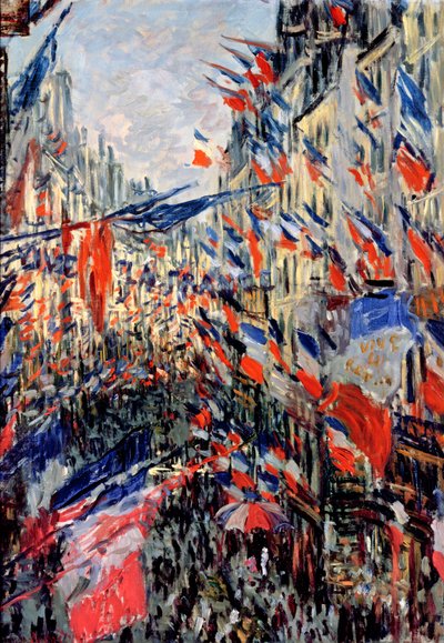 La Rue Saint-Denis, Celebración del 30 de junio de 1878 de Claude Monet